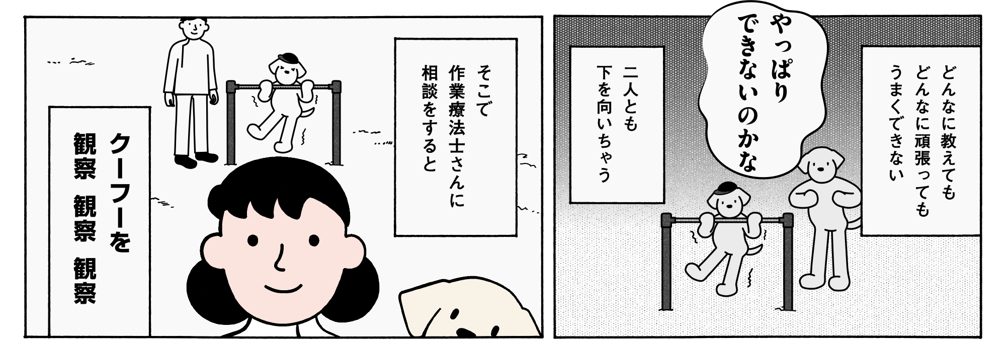クーフーを観察